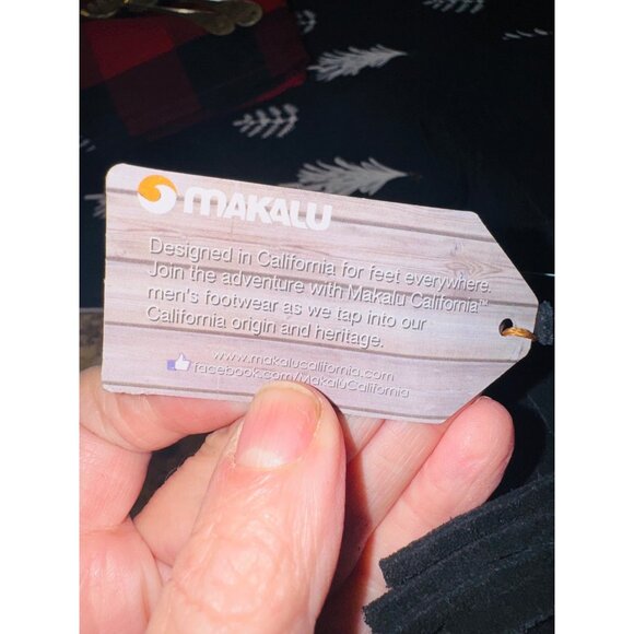 NWT Three Layer Suede Fringe Black Makalu Moccasin Indian Boots Comfort Women 7 - Picture 10 of 13